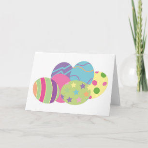 Pattern Easter Eggs Feestdagen Kaart