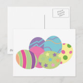 Pattern Easter Eggs Feestdagenkaart (Voorkant / Achterkant)