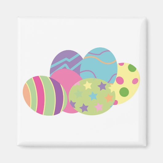 Pattern Easter Eggs Magneet (Voorkant)