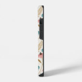 Pattern Echineceas Glitter iPhone Hoesje (Linkerkant)