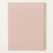 Pattern Echineceas Glitter Planner (Achterkant)