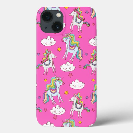 Pattern Funny Unicorn Cute Case-Mate iPhone Case (Achterkant)