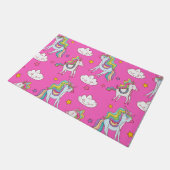 Pattern Funny Unicorn Cute Deurmat (Schuin)