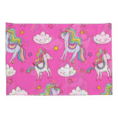 Pattern Funny Unicorn Cute Kussensloop (Achterkant-Rechts)