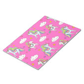Pattern Funny Unicorn Cute Notitieblok (Schuin)