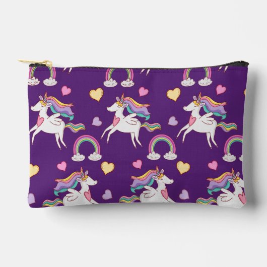 Pattern Funny Unicorn Magic Horse Cute Etui (Voorkant)