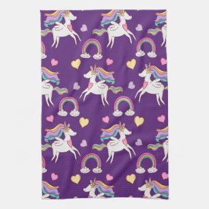 Pattern Funny Unicorn Magic Horse Cute Theedoek
