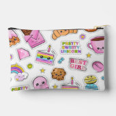 Pattern Funny Unicorn Magic Rainbow Cute      Etui (Achterkant)