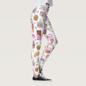 Pattern Funny Unicorn Magic Rainbow Cute Leggings (Rechts)