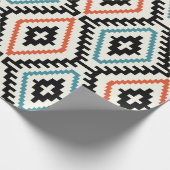 Pattern Geometric Mode Stylish Trendy Cadeaupapier (Hoek)