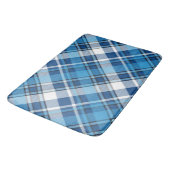 Pattern Geometric  Trendy Blue Badmat (Gekanteld)