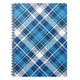 Pattern Geometric  Trendy Blue Notitieboek