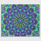Pattern Geometric  Trendy Cute Cadeaupapier (Vlak)
