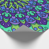 Pattern Geometric  Trendy Cute Cadeaupapier (Hoek)