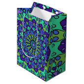 Pattern Geometric Trendy Cute Medium Cadeauzakje (Voorkant Gekanteld)