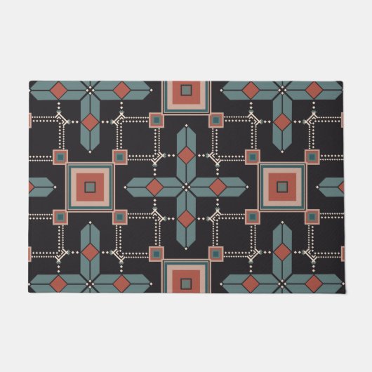Pattern Geometric Trendy Deurmat (Voorkant)
