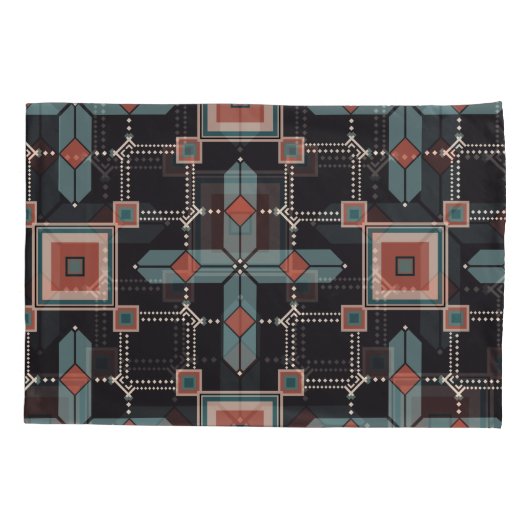Pattern Geometric  Trendy Kussensloop (Achterkant-Links)