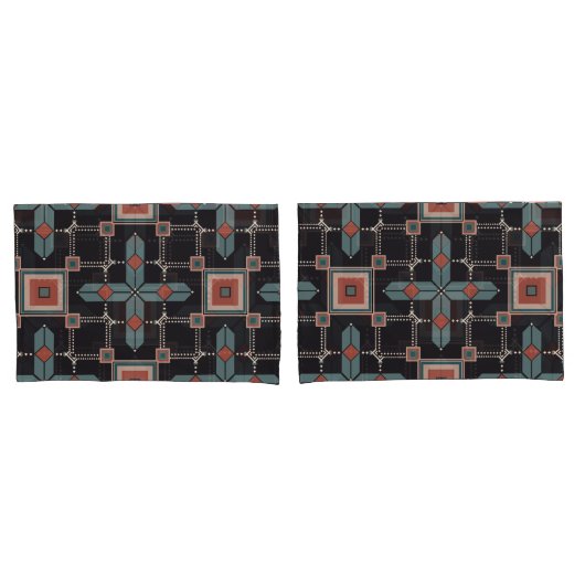 Pattern Geometric  Trendy Kussensloop (Voorkant-Set)