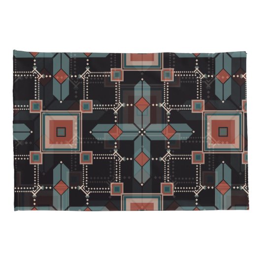Pattern Geometric  Trendy Kussensloop (Achterkant-Rechts)