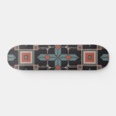 Pattern Geometric Trendy Skateboard (Horizontaal)