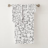 Pattern grappige humor bad handdoek (Insitu)