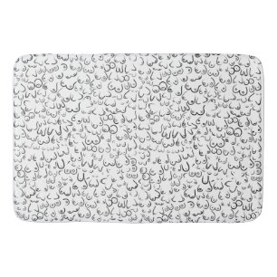 Pattern grappige humor badmat