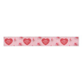 Pattern Happy Valentine`s Day 2023 Background Grosgrain Lint (Voorkant)