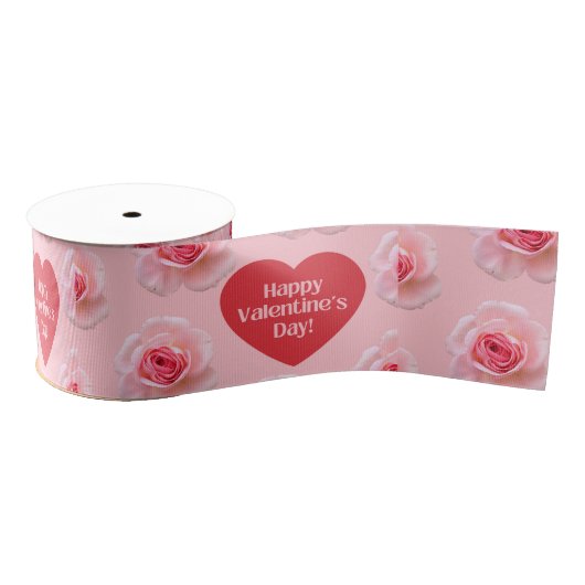 Pattern Happy Valentine`s Day 2023 Background Grosgrain Lint (Spoel)