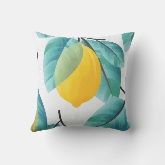 Pattern Lemon Fruit Kussen (Achterkant)