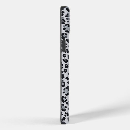 Pattern Leopard Print Gray Case-Mate iPhone Case (Achterkant / Rechts)