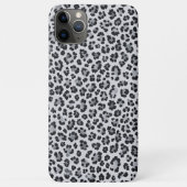 Pattern Leopard Print Gray Case-Mate iPhone Case (Achterkant)
