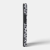 Pattern Leopard Print Gray Case-Mate iPhone Case (Achterkant / Rechts)