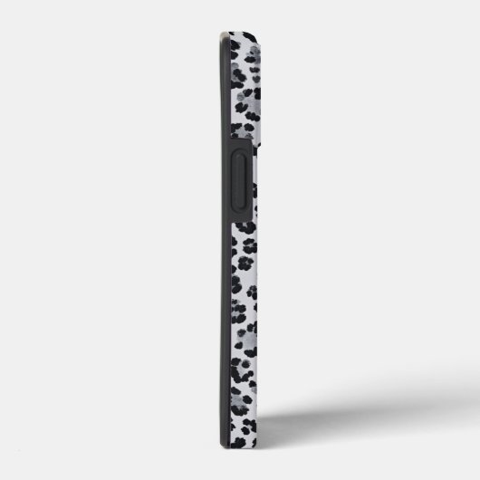 Pattern Leopard Print Gray Case-Mate iPhone Case (Achterkant / Rechts)