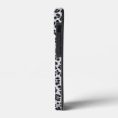 Pattern Leopard Print Gray Case-Mate iPhone Case (Achterkant / Links)