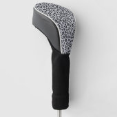 Pattern Leopard Print Gray Golfheadcover (Schuin)