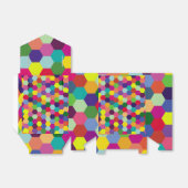 Pattern Modern Colorful — Mode spring hipster Bedankdoosjes (Uitgevouwen)