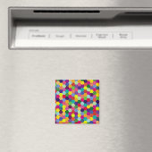 Pattern Modern Colorful — Mode spring hipster Magneet (Insitu (Vaatwasser))