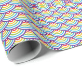 Pattern Modern Stylish Geometric Cadeaupapier (Rol Hoek)