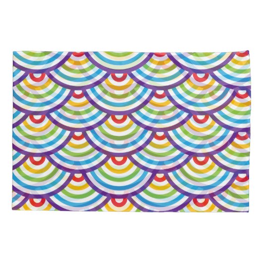 Pattern Modern Stylish Geometric  Kussensloop (Achterkant-Links)