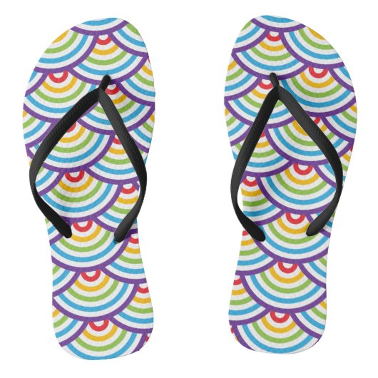 Pattern Modern Stylish Geometric  Teenslippers (Voetbed)