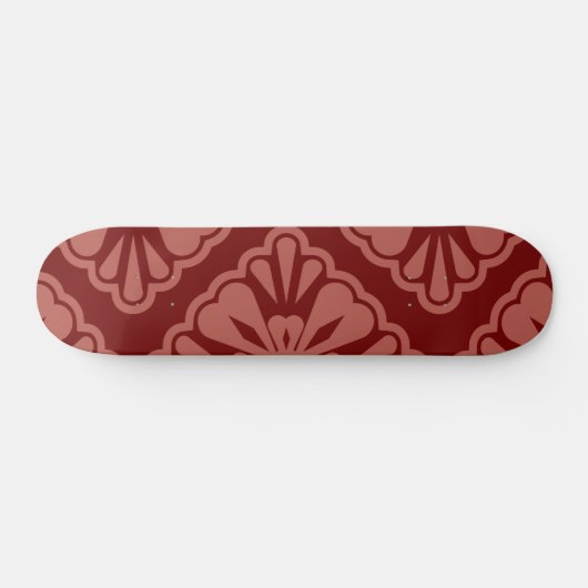 Pattern Modern Stylish Geometric Trendy Skateboard (Horizontaal)