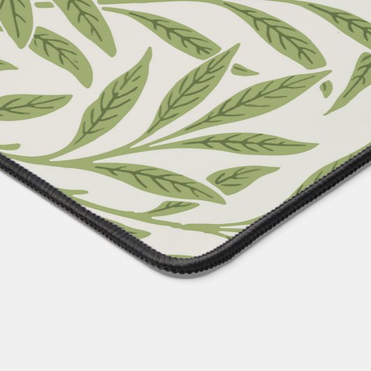 Pattern of green leafy branches  (Coin)