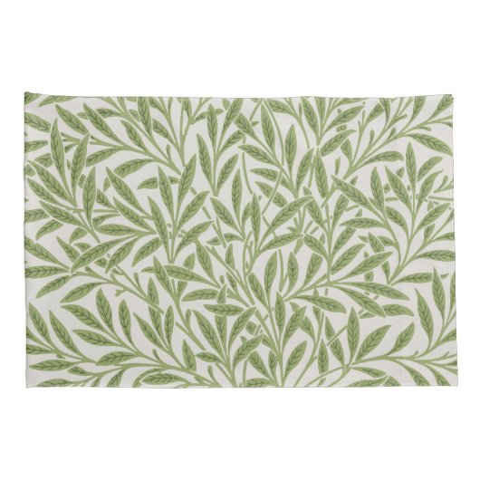 Pattern of green leafy branches  kussensloop (Achterkant-Rechts)