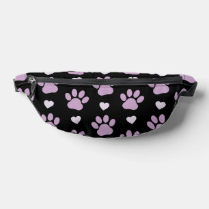 Pattern of paws, Dog paws, Lilac paws, Hearts