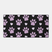 Pattern of paws, Dog paws, Lilac paws, Hearts (Recto)