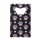 Pattern of paws, Dog paws, Lilac paws, Hearts (Dos)