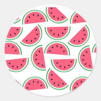 pattern of watermelon ronde sticker