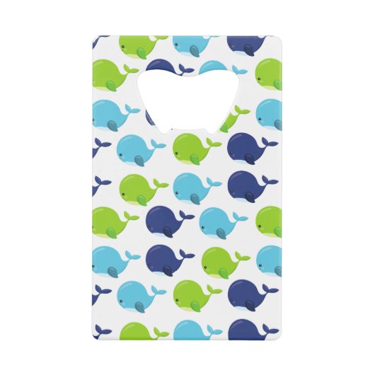 Pattern of Whales, Cute Whales, Sea Animals (Devant)