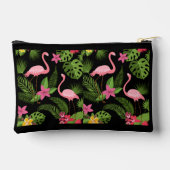 Pattern Peacock Pink with Flowers   Etui (Achterkant)