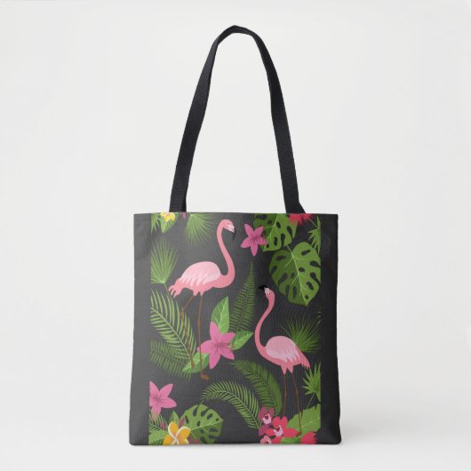 Pattern Peacock roze met ventilator Draagtas (Voorkant)